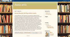 Desktop Screenshot of duniartis-ayu.blogspot.com