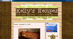 Desktop Screenshot of kellyskornerrecipes.blogspot.com