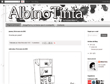Tablet Screenshot of albinotinta.blogspot.com