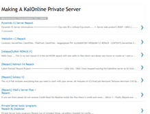 Tablet Screenshot of kalprivateserver.blogspot.com