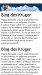 Mobile Screenshot of blogkruger.blogspot.com