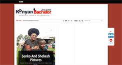 Desktop Screenshot of kenyanbachelor.blogspot.com