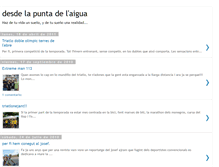 Tablet Screenshot of desdelapuntadelaigua.blogspot.com