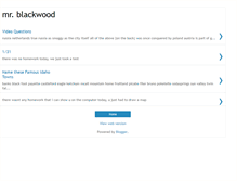 Tablet Screenshot of mrblackwood.blogspot.com
