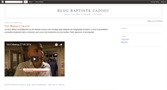 Desktop Screenshot of bcadiou.blogspot.com
