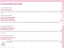 Tablet Screenshot of alaspuertasdelciielo.blogspot.com