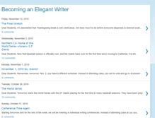 Tablet Screenshot of becominganelegantwriter.blogspot.com