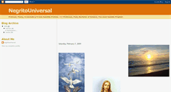 Desktop Screenshot of negritouniversal.blogspot.com