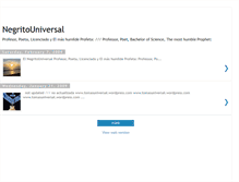 Tablet Screenshot of negritouniversal.blogspot.com