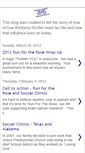 Mobile Screenshot of kickinwithkimberly.blogspot.com