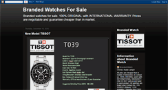 Desktop Screenshot of branded-watch.blogspot.com