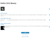 Tablet Screenshot of gothicgirlsbeauty.blogspot.com