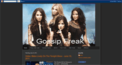 Desktop Screenshot of gossipingfreak.blogspot.com