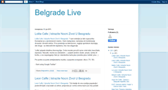 Desktop Screenshot of belgradelive.blogspot.com