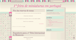 Desktop Screenshot of feirademiniaturas.blogspot.com