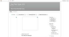 Desktop Screenshot of greyhairstyles.blogspot.com