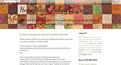 Desktop Screenshot of homemade-school.blogspot.com