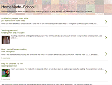 Tablet Screenshot of homemade-school.blogspot.com