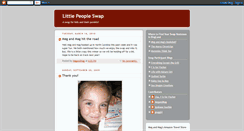 Desktop Screenshot of littlepeopleswap.blogspot.com