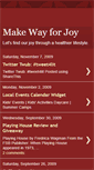 Mobile Screenshot of makewayforjoy.blogspot.com