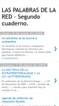 Mobile Screenshot of laspalabrasdelared.blogspot.com