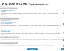 Tablet Screenshot of laspalabrasdelared.blogspot.com