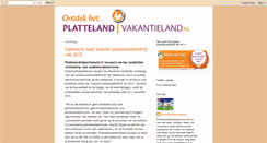 Desktop Screenshot of plattelandvakantieland.blogspot.com