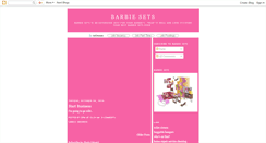 Desktop Screenshot of barbiesets.blogspot.com