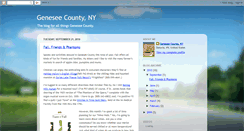 Desktop Screenshot of geneseecountyny.blogspot.com