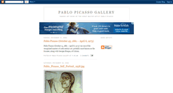 Desktop Screenshot of pablopicassogallery.blogspot.com