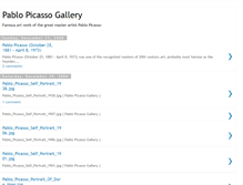 Tablet Screenshot of pablopicassogallery.blogspot.com