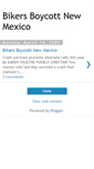Mobile Screenshot of bikersboycottnewmexico.blogspot.com