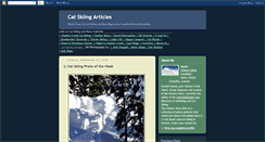 Desktop Screenshot of cat-skiing-articles.blogspot.com