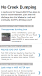 Mobile Screenshot of nocreekdumping.blogspot.com