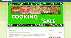 Desktop Screenshot of cookingupasale.blogspot.com