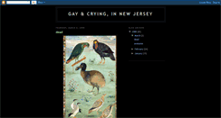 Desktop Screenshot of gayncryingnj.blogspot.com