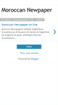 Mobile Screenshot of moroccannewspaper.blogspot.com