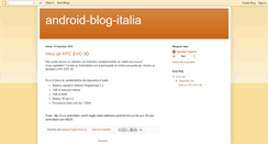 Desktop Screenshot of android-blog-italia.blogspot.com