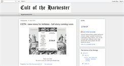 Desktop Screenshot of cultoftheharvester.blogspot.com