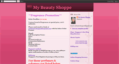 Desktop Screenshot of my-beauty-shoppe.blogspot.com