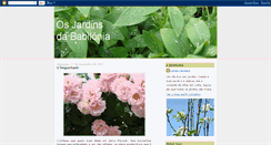 Desktop Screenshot of osjardinsdababilonia.blogspot.com