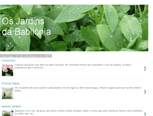 Tablet Screenshot of osjardinsdababilonia.blogspot.com