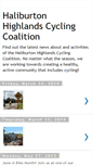 Mobile Screenshot of haliburtonhighlandscyclingcoalition.blogspot.com