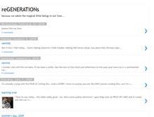 Tablet Screenshot of myregenerations.blogspot.com