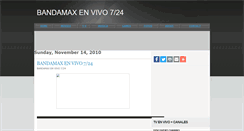 Desktop Screenshot of bandamax-en-vivo-online.blogspot.com
