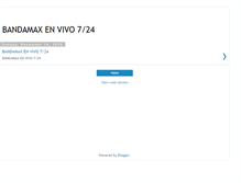 Tablet Screenshot of bandamax-en-vivo-online.blogspot.com
