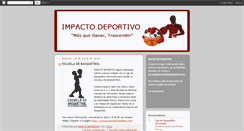 Desktop Screenshot of impacto-deportivo.blogspot.com