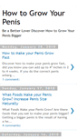 Mobile Screenshot of how-to-grow-your-penis.blogspot.com