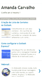Mobile Screenshot of amandascarvalho.blogspot.com