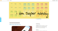 Desktop Screenshot of iamsupernanay.blogspot.com